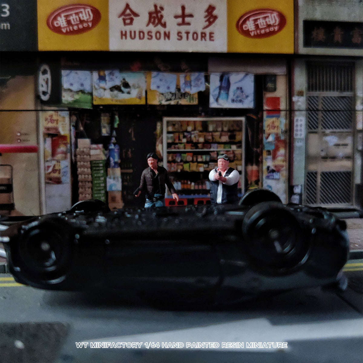 WT Minifactory 1:64 Hong Kong-style Police and gangster (2 Versions) WT2025061609