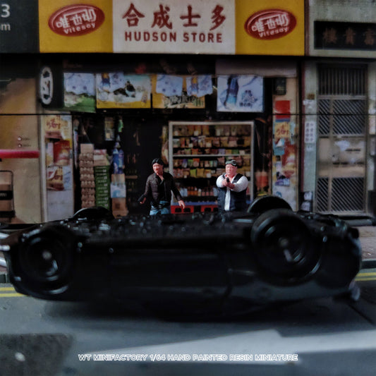 WT Minifactory 1:64 Hong Kong-style Police and gangster (2 Versions) WT2025061609