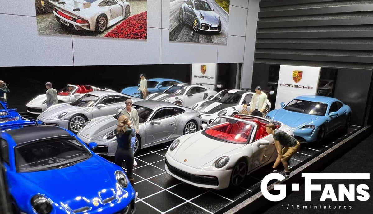G.Fans 1:64 Diorama Porsche Center Building 710031