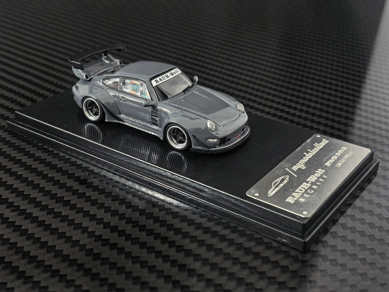 [Preorder] Model Collect 1:64 Porsche RWB993 Grey (2 versions) MC640023G