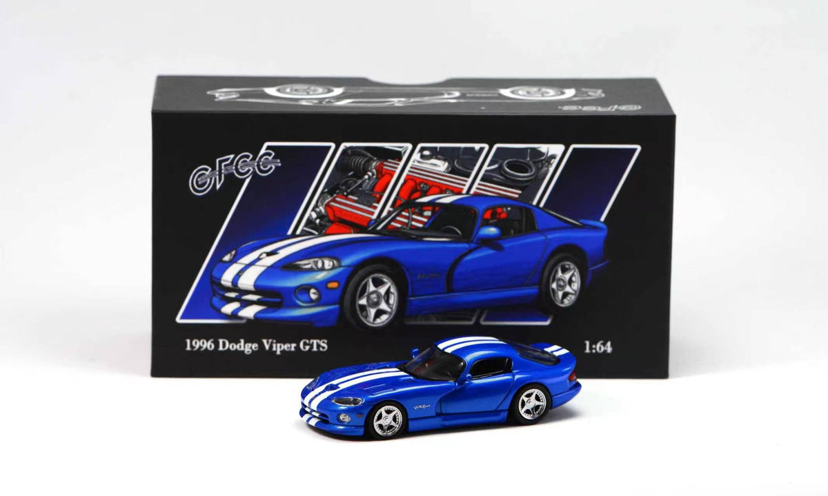 [Preorder] GFCC 1:64 Viper GTS Blue & White Stripes