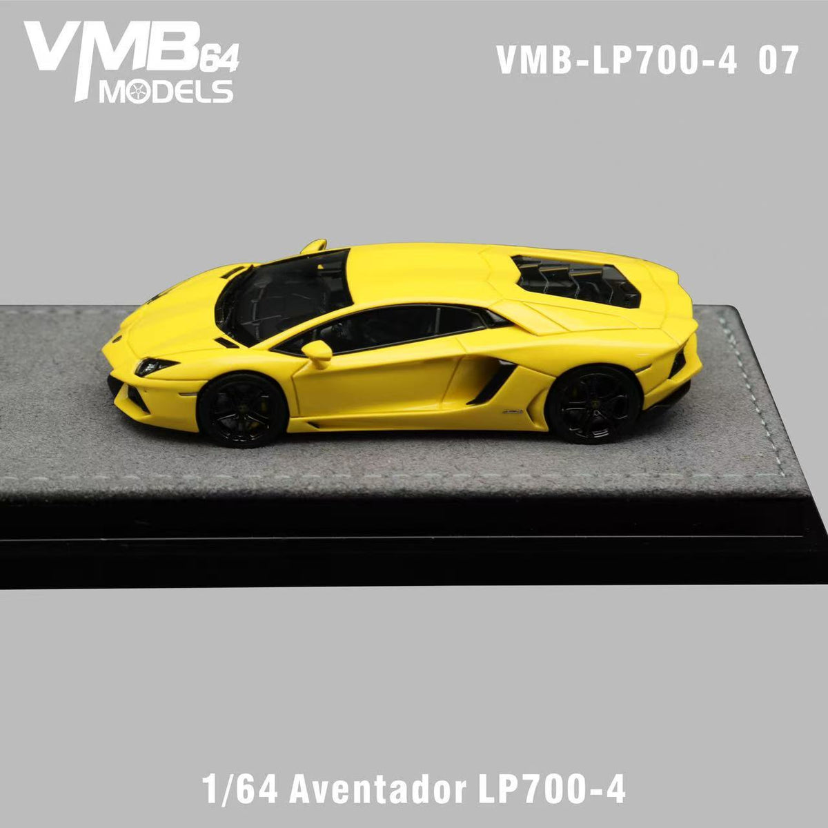 [Preorder] VMB 1:64 Lamborghini Aventador LP700-4 Yellow VMB-LP700-4 07
