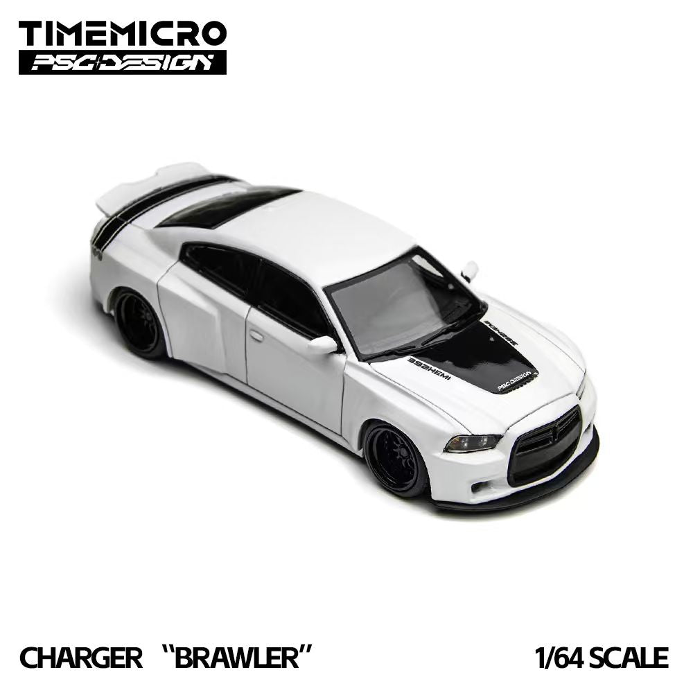 TimeMicro × PSC DESIGN 1:64 Charger "Brawler" White TM648205