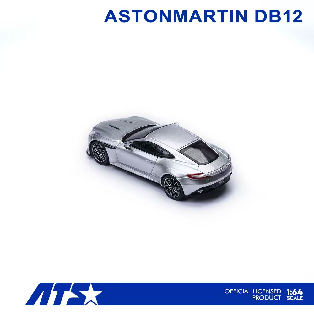 [Preorder] ATS Model 1:64 ASTON MARTIN DB12 - Lightning Silver ATS881307