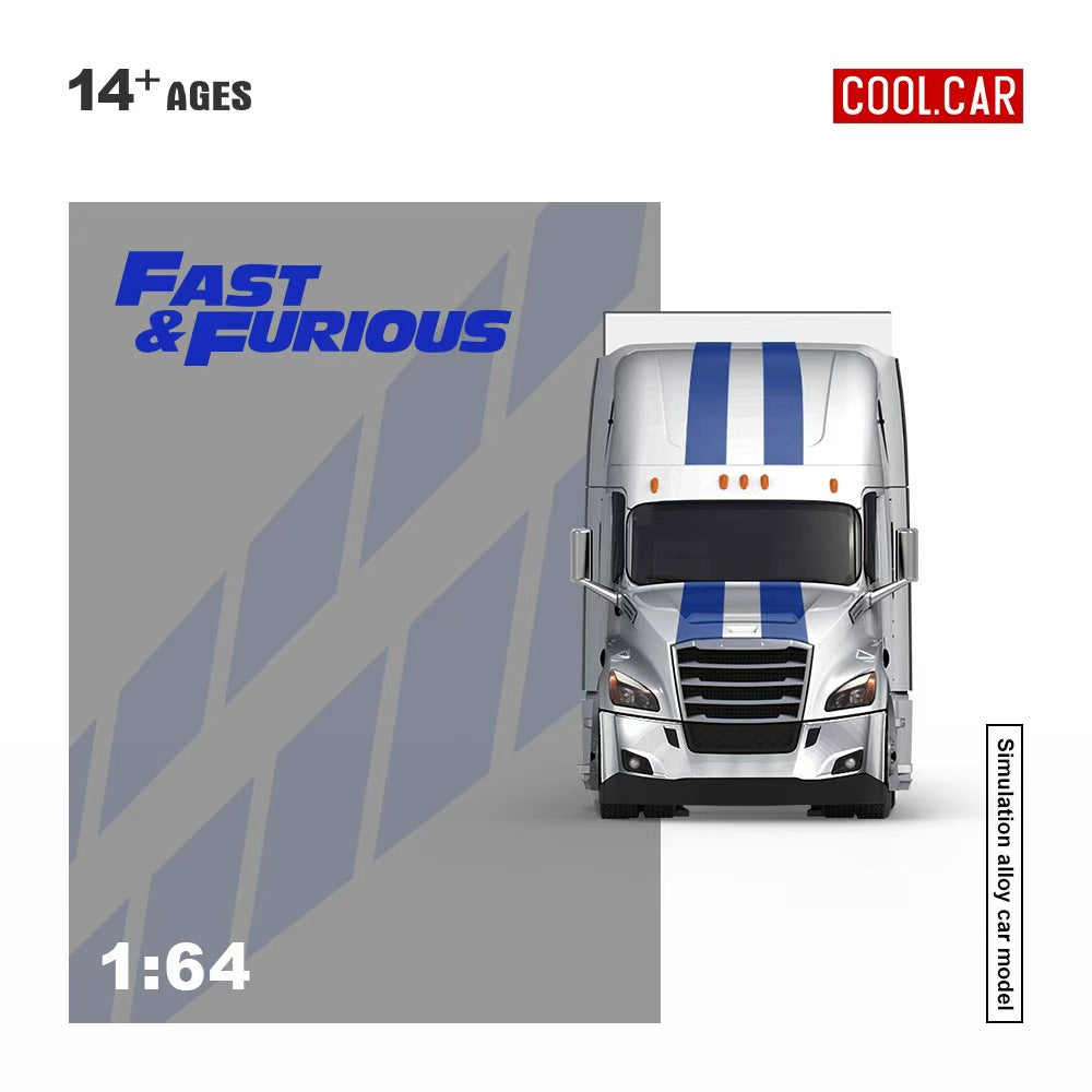 [Preorder] Cool Car 1:64 Freightliner "Fast & Furious" Livery Truck CC800117