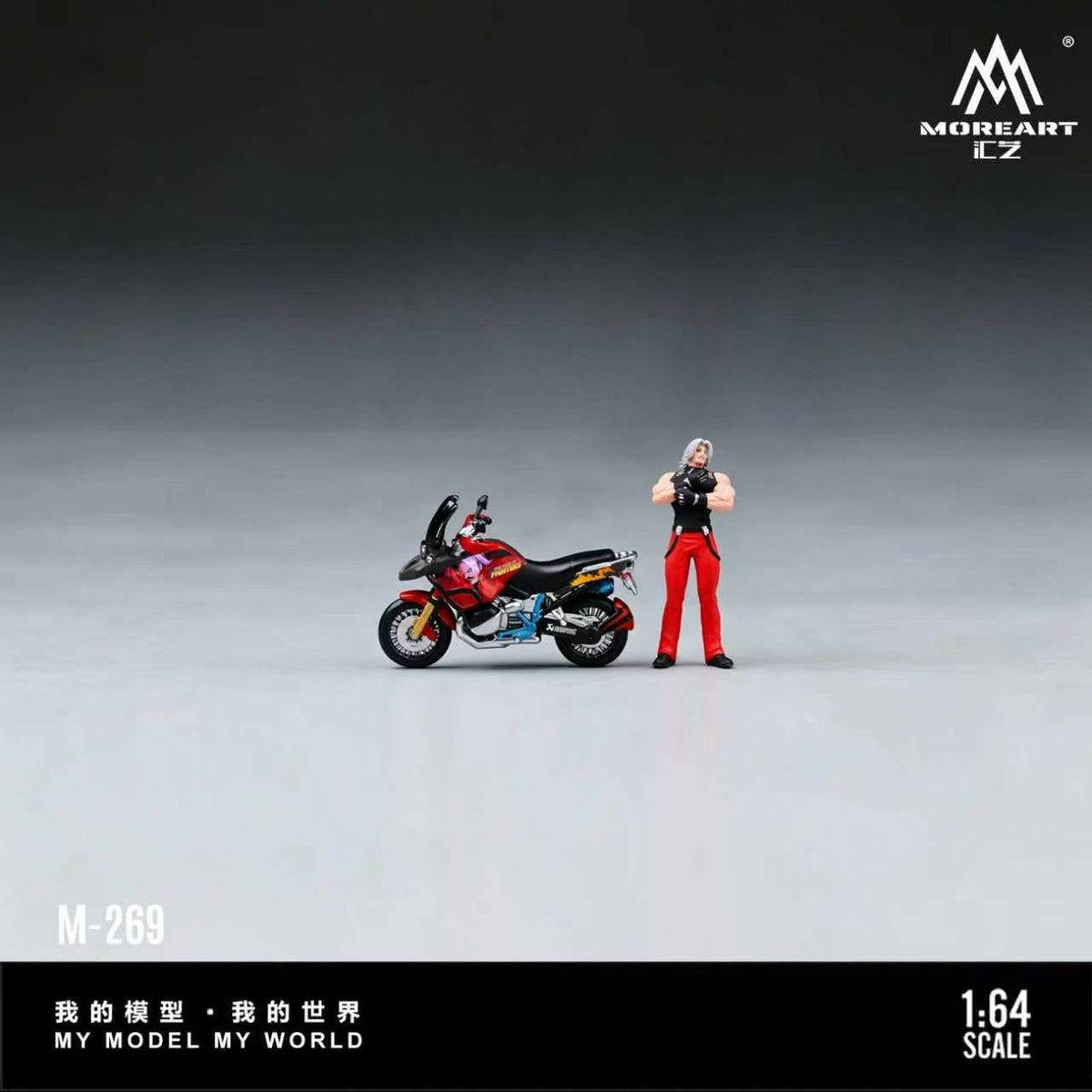 [Preorder] MoreArt 1:64 BMW WATERBIRD MOTORCYCLE ACTION FIGURE SET MO222269