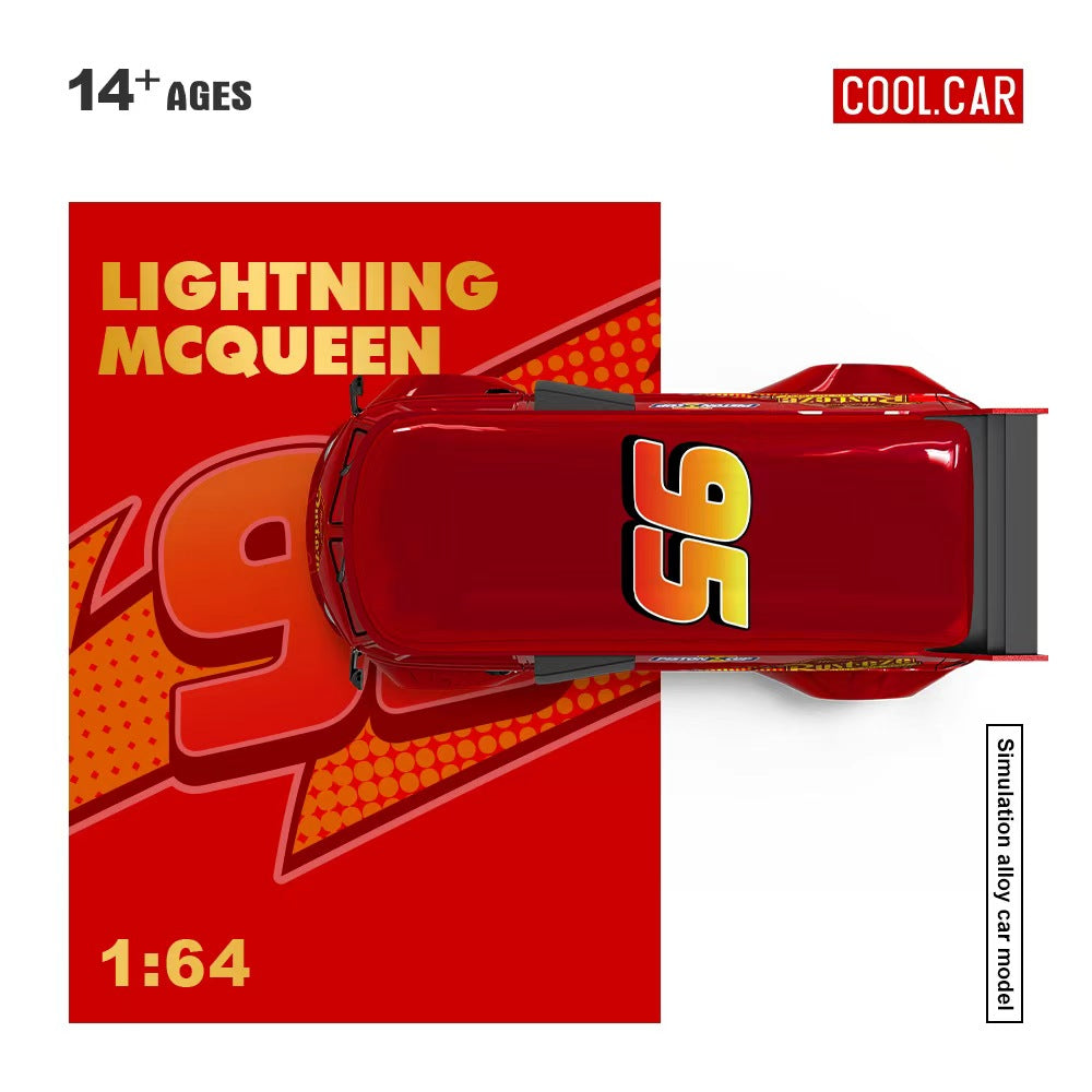 [Preorder] Cool Car 1:64 Volkswagen TI PICKUP Lighting Mcqueen Metallic red CC642951