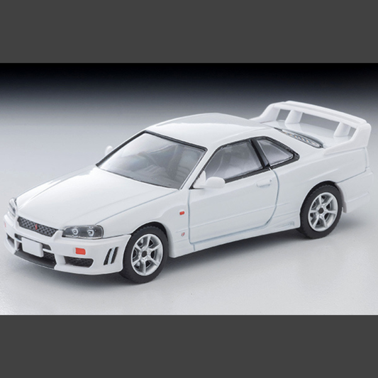 [Preorder] TLVN Tomica Limited Vintage Neo 1:64 1998 Nissan Skyline 25GT TURBO w/Optional(White) LV-N365b