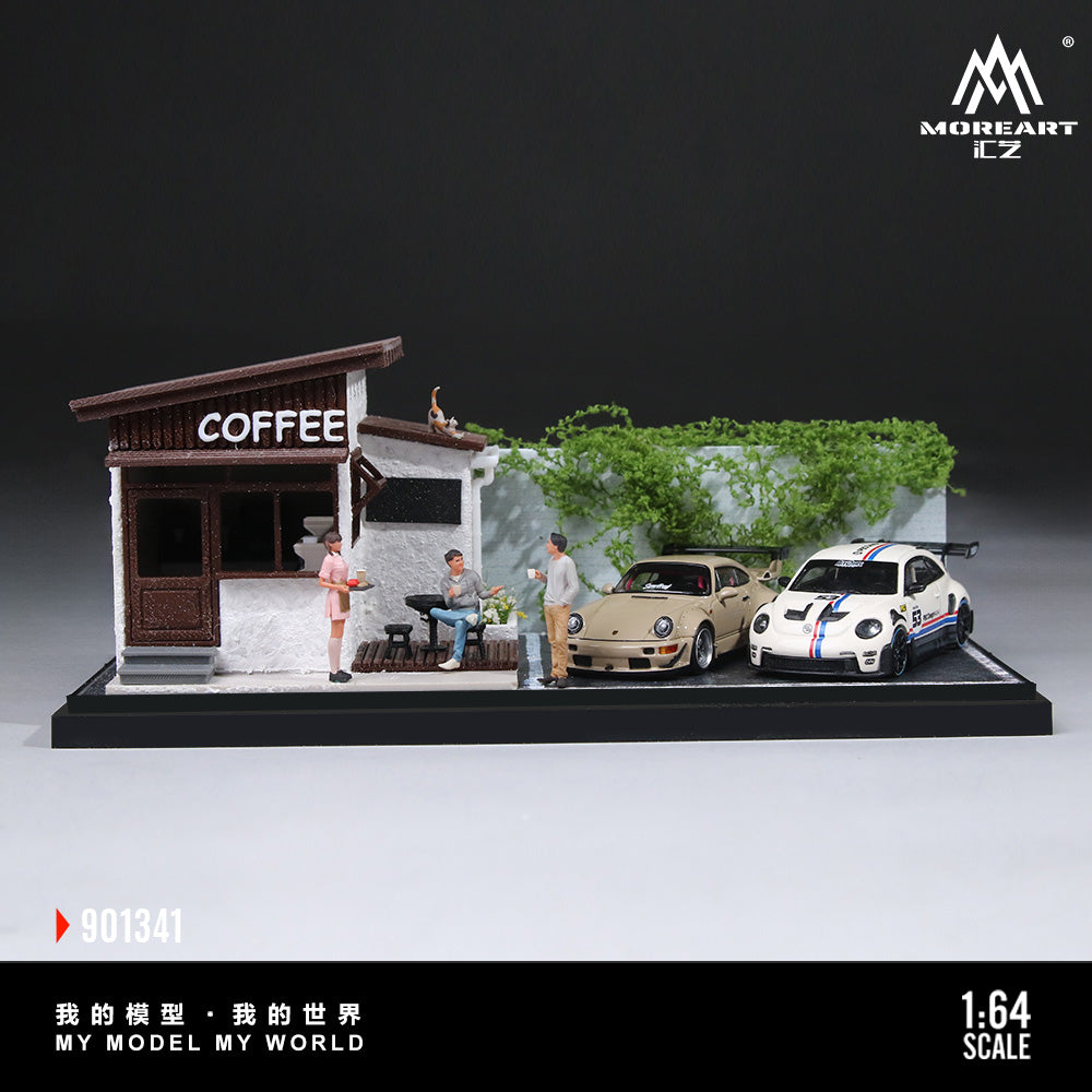 [Preorder] MoreArt 1:64 Coffee Shop Scene MO901341