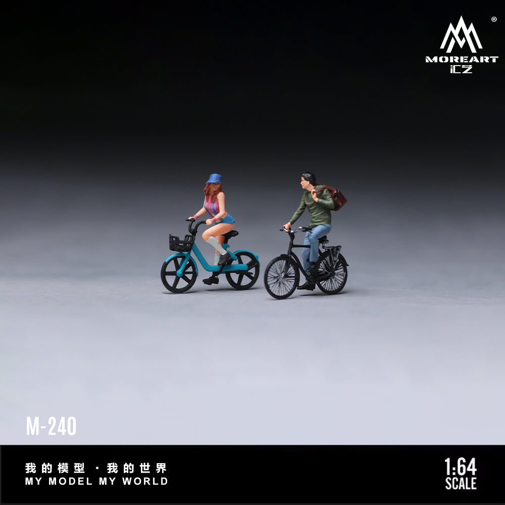 [Preorder] MoreArt 1:64 CYCLING COUPLE FIGURE SET MO222240