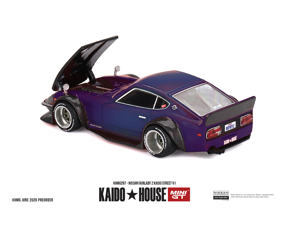 [Preorder]  Kaido House x Mini GT 1:64 Nissan Fairlady Z Kaido Street V1 – Limited Edition KHMG297