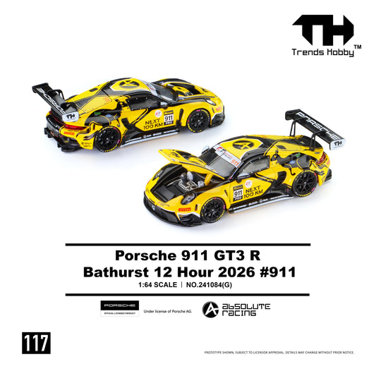 [Preorder] Trends Hobby 1:64 Porsche 911 GT3 R B12H 2026 911 241084(G)