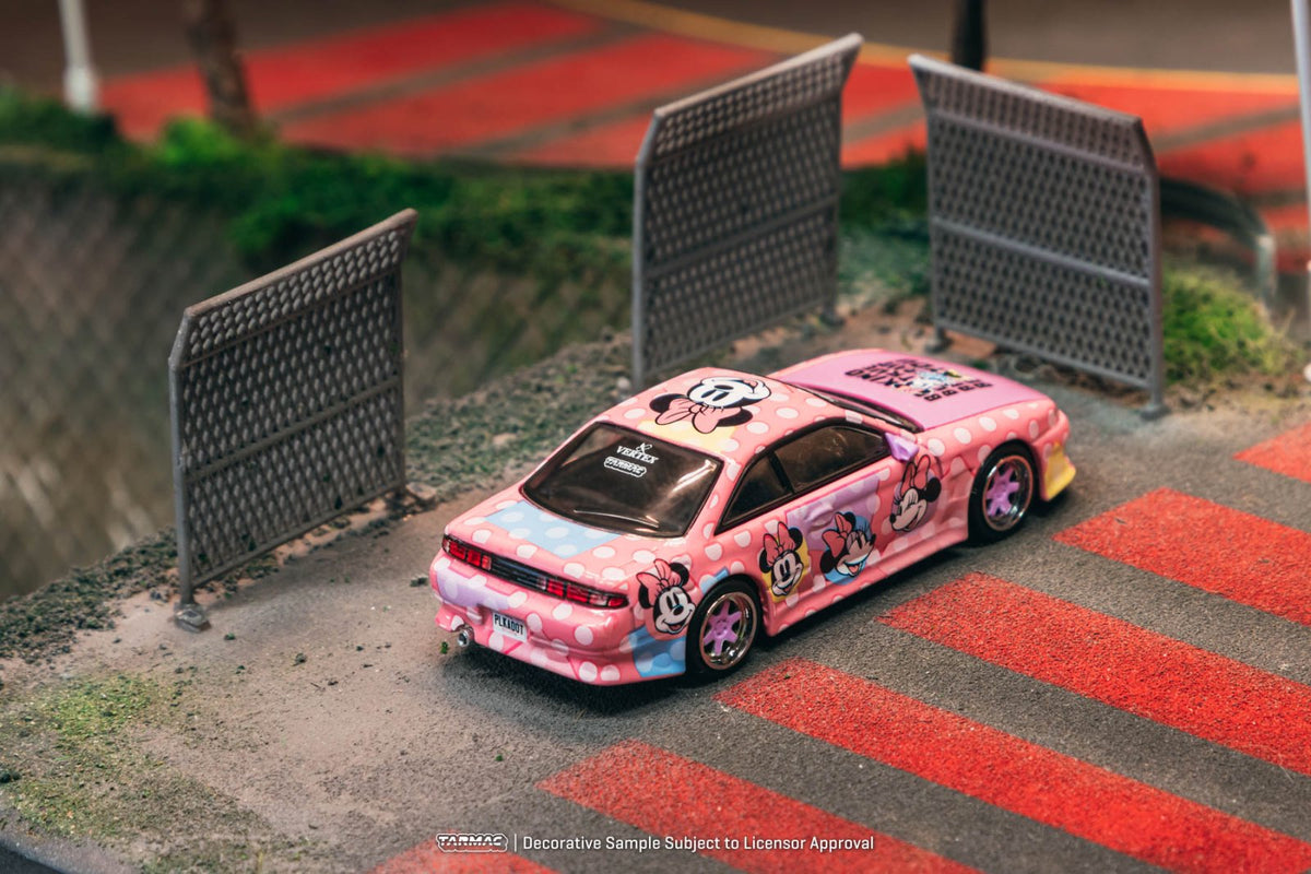 Tarmac Works 1:64 VERTEX Nissan Silvia (S14) Minnie Mouse T64G-018-MN