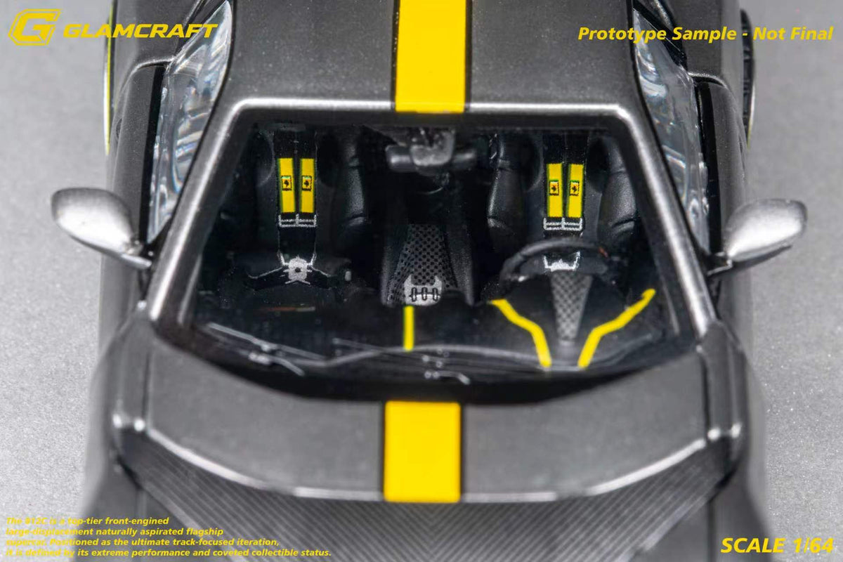 [Preorder] GlamCraft 1:64 Ferrari 812C Grey