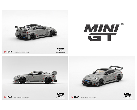 [Preorder] Mini GT 1:64 Mini GT 1:64 NISSAN LB-Silhouette WORKS GT 35GT-RR Ver.1 – Matt Grey – Limited Edition MGT01248-BL