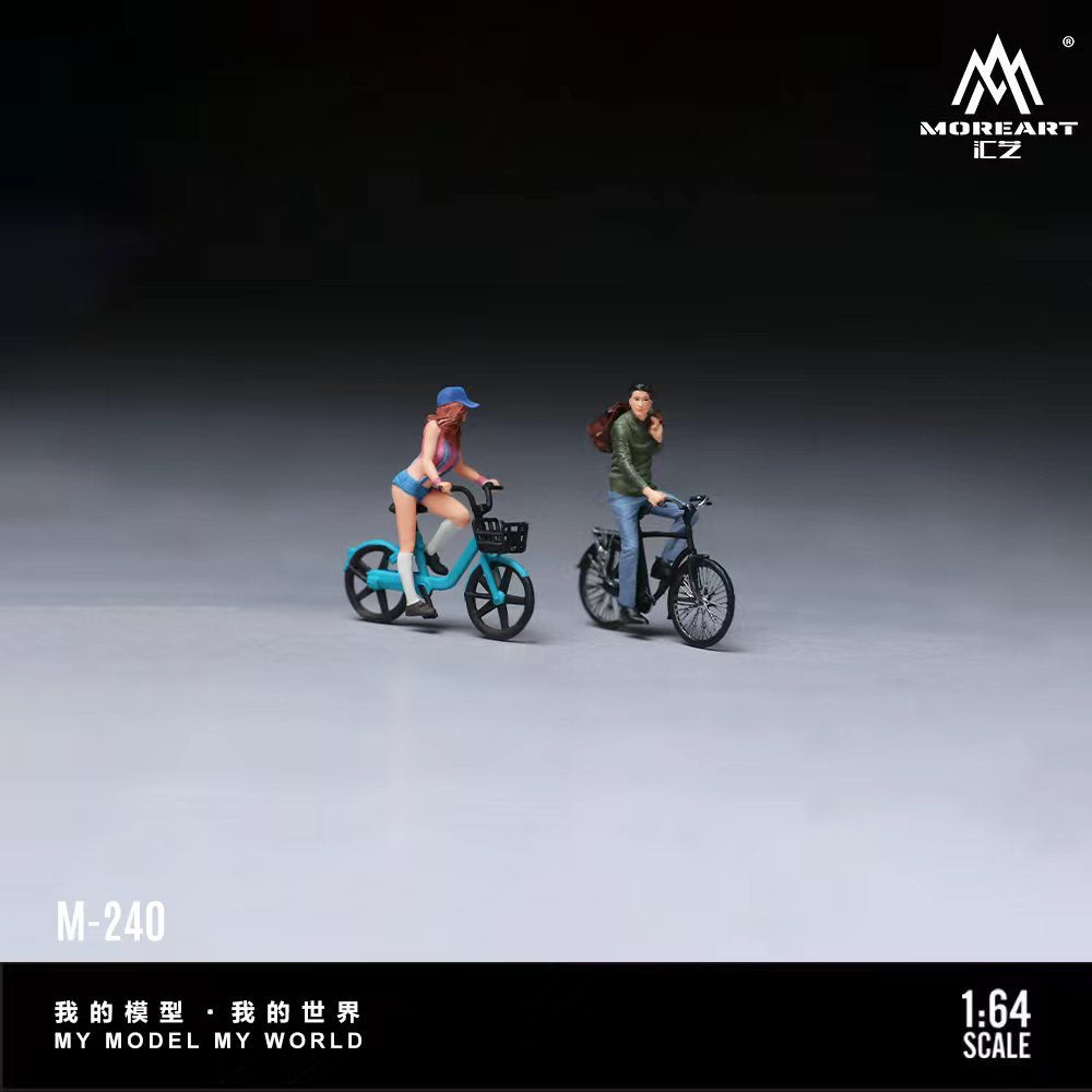 [Preorder] MoreArt 1:64 CYCLING COUPLE FIGURE SET MO222240