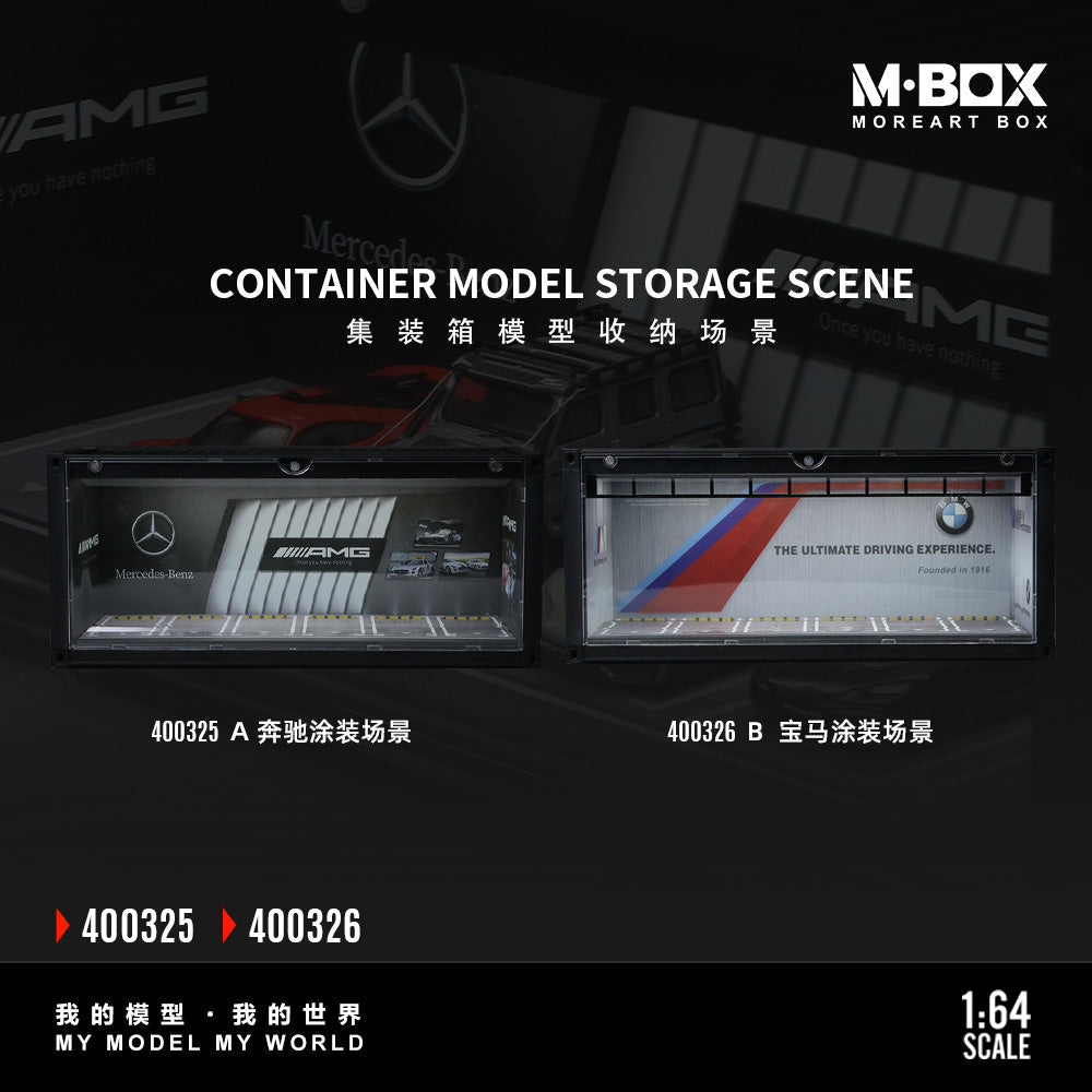 [Preorder] MBOX 1:64 CONTAINER MODEL STORAGE SCENE (2 Versions) MB400325/MB400326