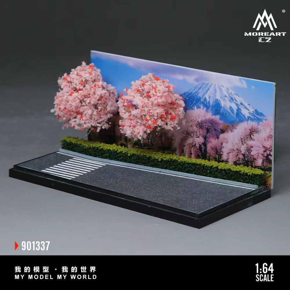 [Preorder] MoreArt 1:64 SPRING SPECIAL - FUJI CHERRY BLOSSOM SCENE MO901337