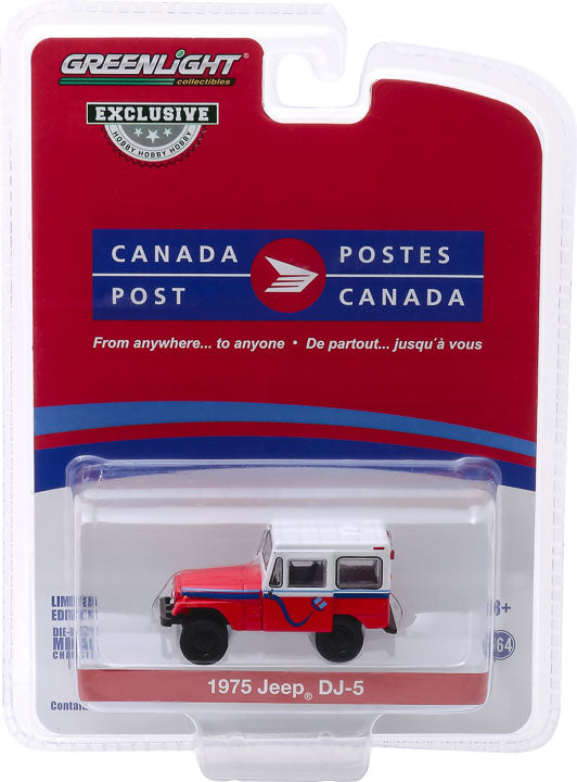 Greenlight 1:64 Canada Post 1975 Jeep DJ-5E "Electruck" 30083