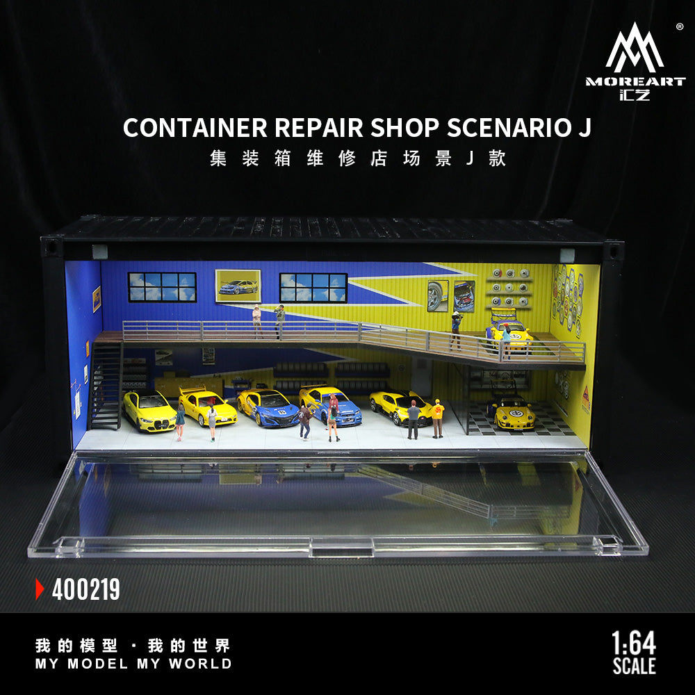 MoreArt 1:64 CONTAINER REPAIR SHOP SCENARIO J MO400219