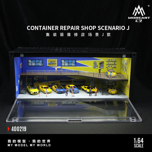 MoreArt 1:64 CONTAINER REPAIR SHOP SCENARIO J MO400219