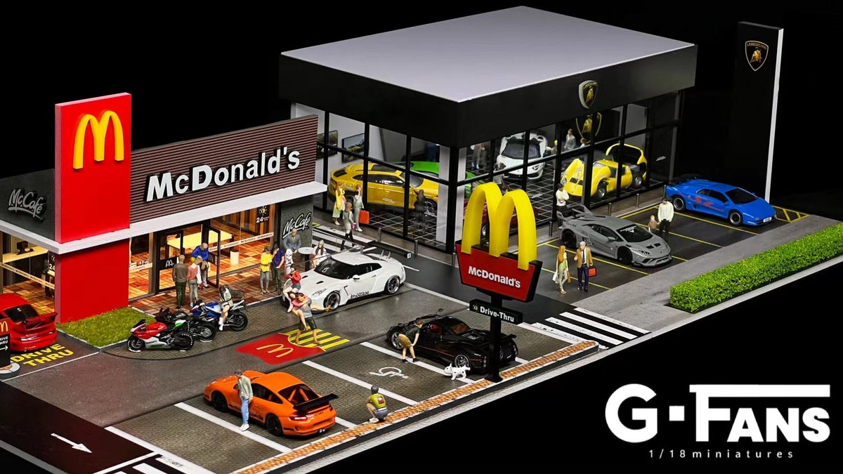 [Preorder] G.Fans 1:64 Diorama McDonald's Building 710033