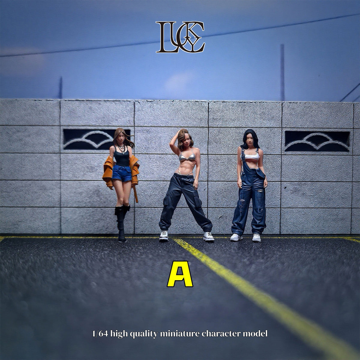 Lucky Studio 1:64 Waves Sisters Trio LK2026052009 (2 Versions)