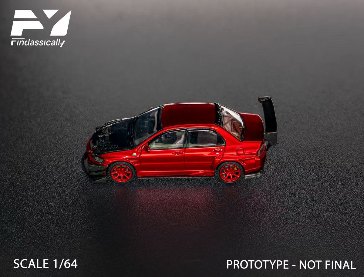 [Preorder] Findclassically 1:64 Mitsubishi 9th Generation Modified - Red (6 Versions)
