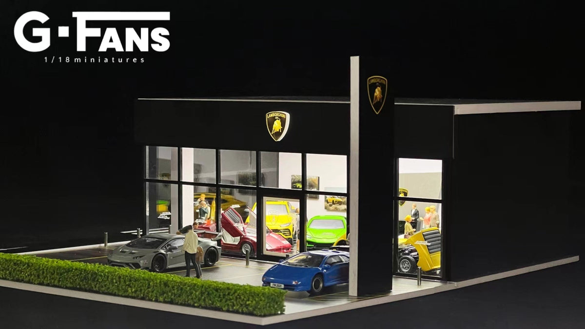 G.Fans 1:64 Diorama Lamborghini Display Center 710034