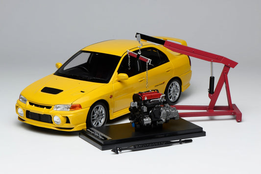 Motorhelix 1:18 Mitsubishi Lancer Evolution IV DANDELION YELLOW M84006