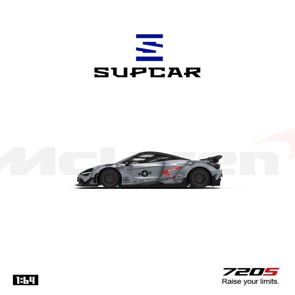[Preorder] SUPCAR 1:64 McLaren 720S Grey SC800402