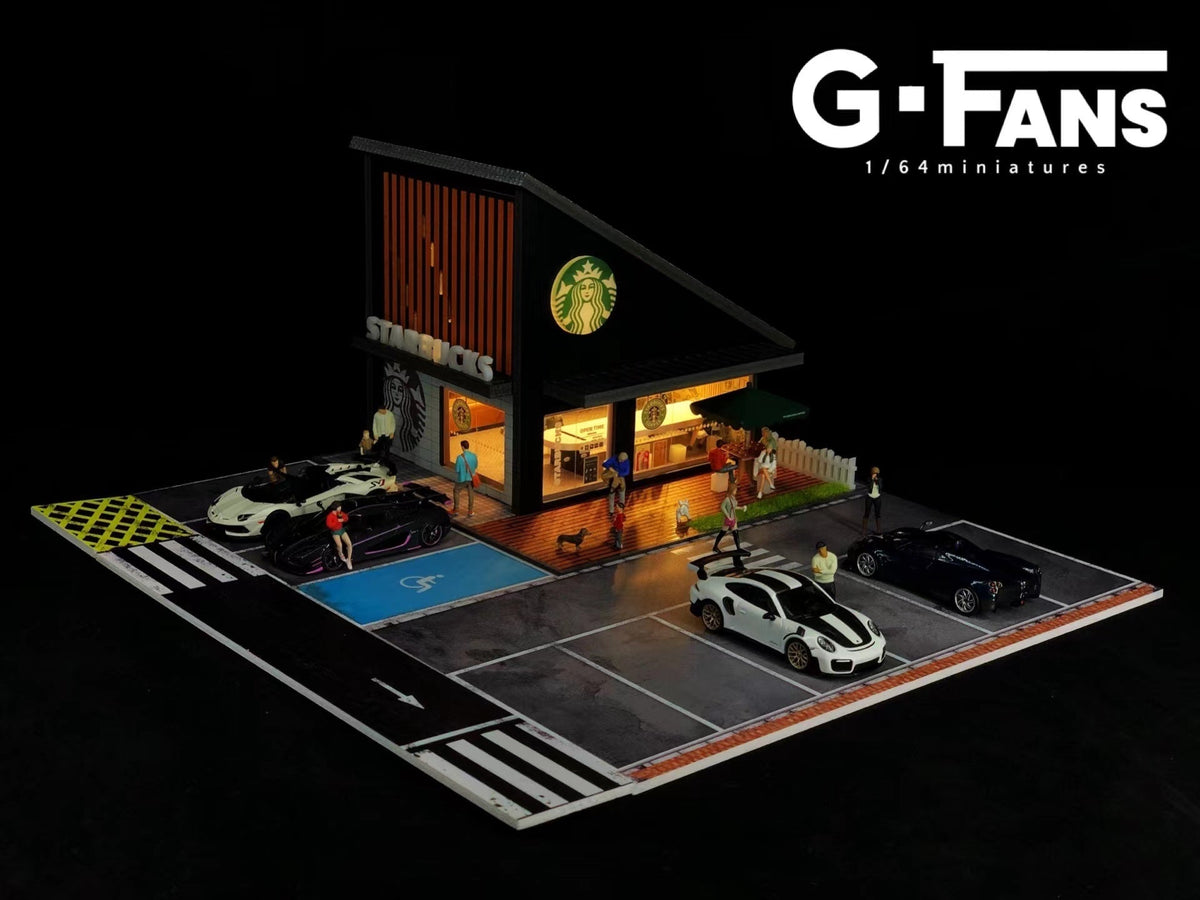 G.Fans 1:64 Starbucks Building Diorama Model 710025