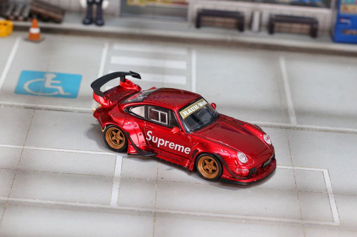 [Preorder] Street Weapon 1:64 RWB 993 Supreme Metallic Red (2 Versions)