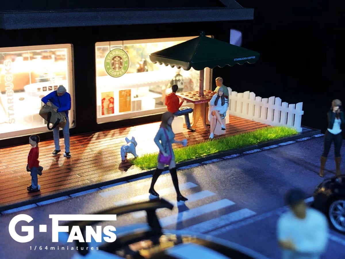 G.Fans 1:64 Starbucks Building Diorama Model 710025