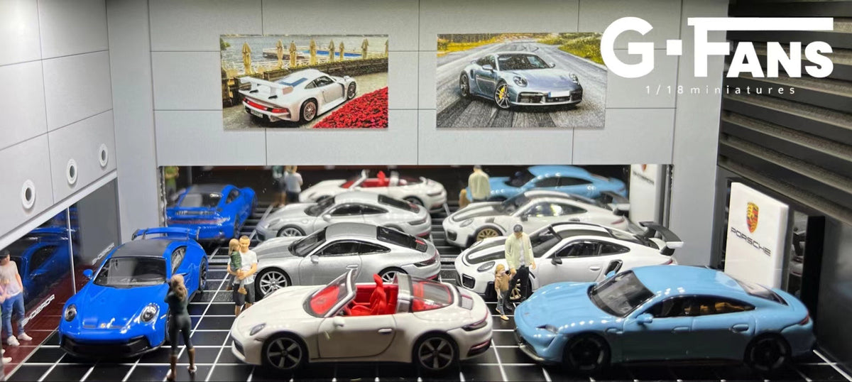 G.Fans 1:64 Diorama Porsche Center Building 710031