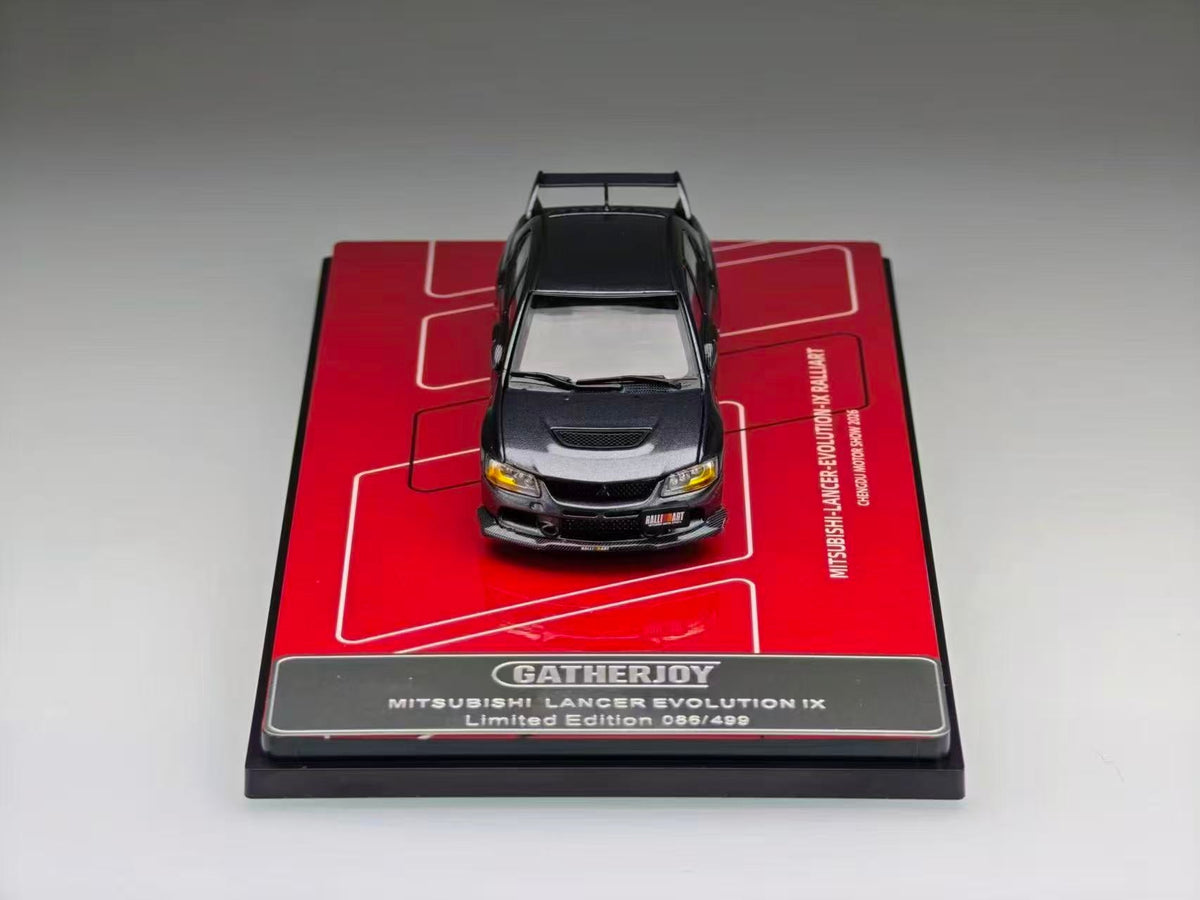 [Preorder] GatherJoy 1:43 Mitsubishi Lancer Evolution Ⅸ RALLIART Metallic Gun Grey
