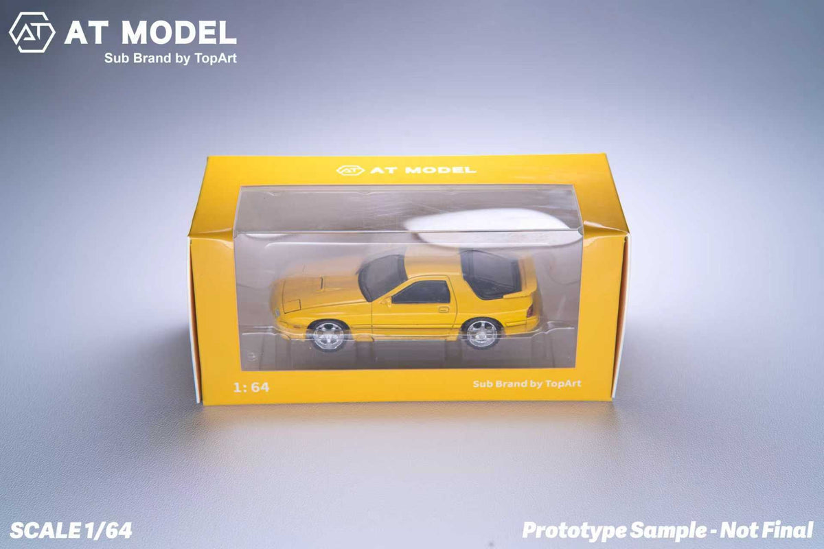 [Preorder] AT Model 1:64 Mazda RX7 FC3S infinity Lemon Yellow