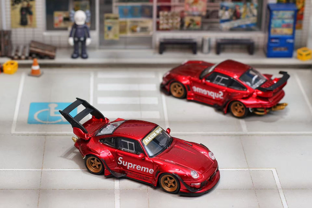 [Preorder] Street Weapon 1:64 RWB 993 Supreme Metallic Red (2 Versions)