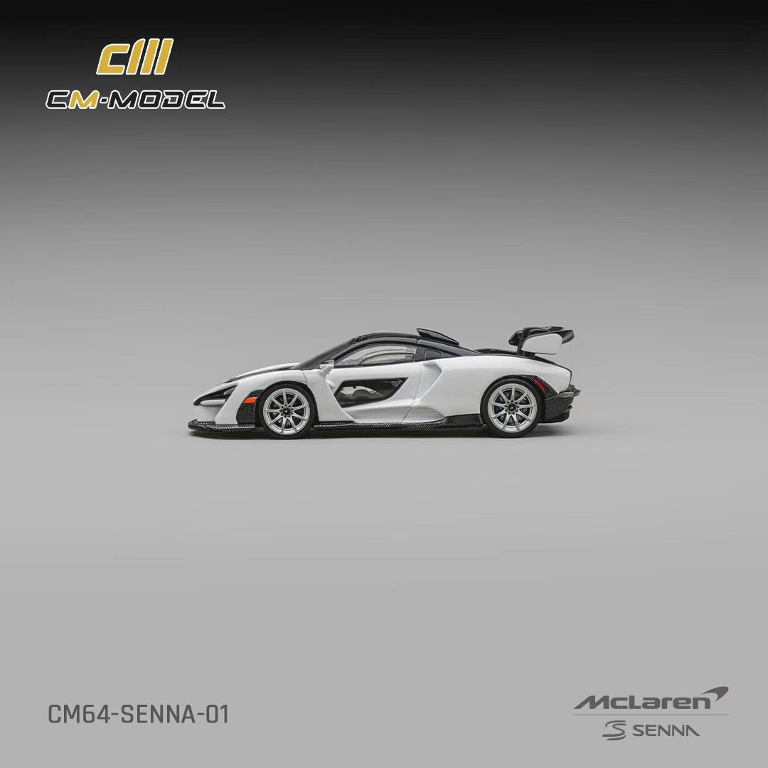 [Preorder] CM Model 1:64 McLaren Senna GTR Sillca White CM64-SENNA-01