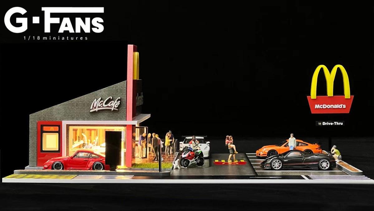 [Preorder] G.Fans 1:64 Diorama McDonald's Building 710033