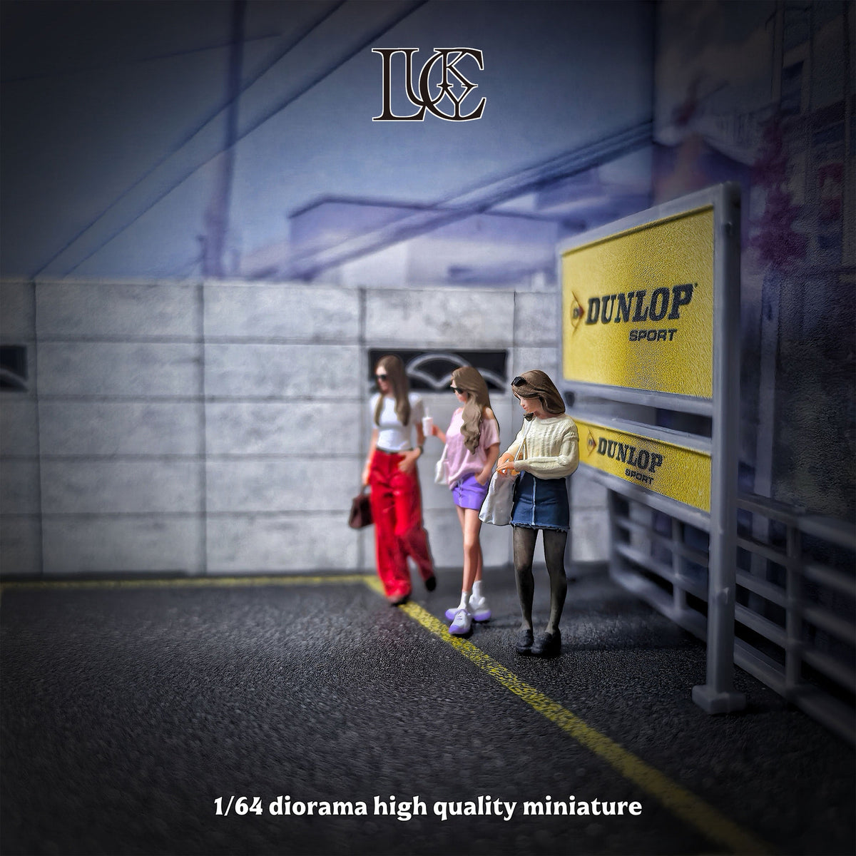 [Preorder] Lucky Studio 1:64 Sunglasses Lady shopping trio LK2026052912