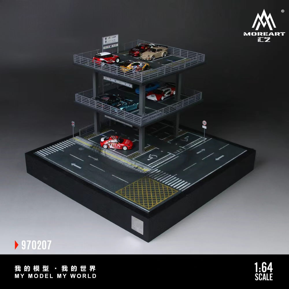 [Preorder] MoreArt 1:64 PARKING GARAGE DRIFTING SCENE MO970207