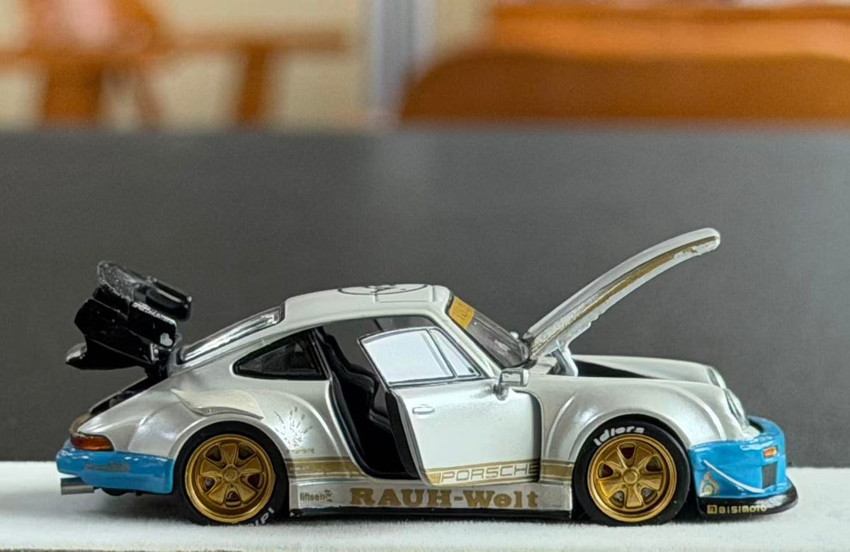 [Preorder] PGM 1:64 Porsche RWB 930 White pgm-640211  (2 Versions)