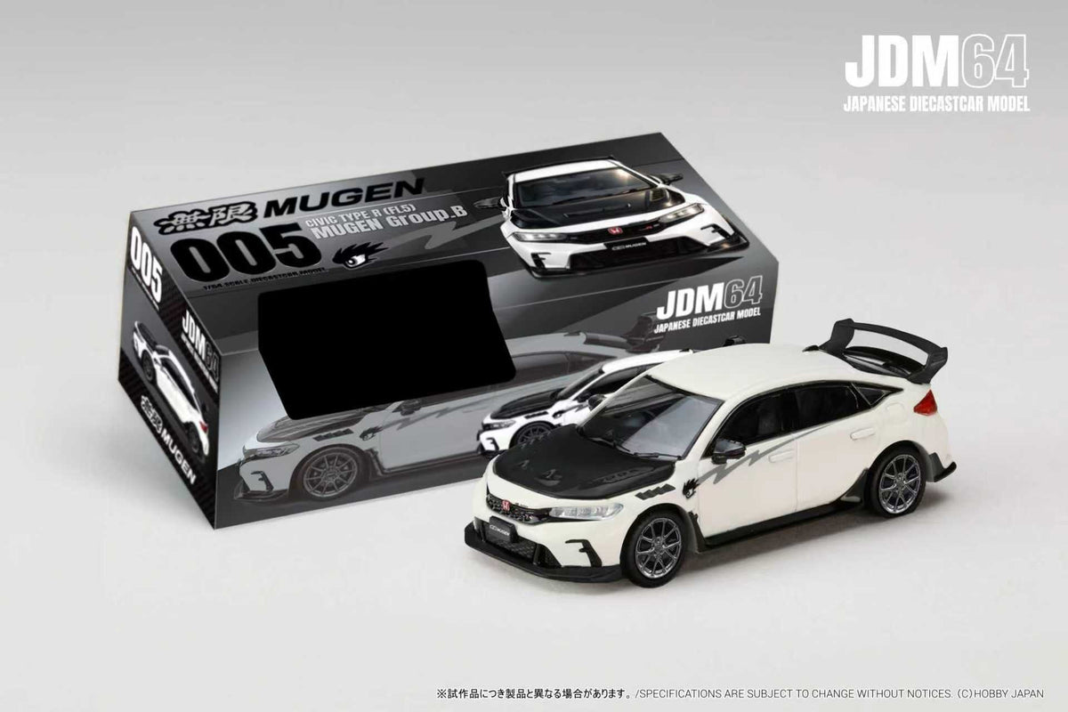 [Preorder] Hobby Japan 1:64 Honda CIVIC TYPE R (FL5) MUGEN Group.B (2025) (2 Colours) HJDM005B-29/HJDM005B-30