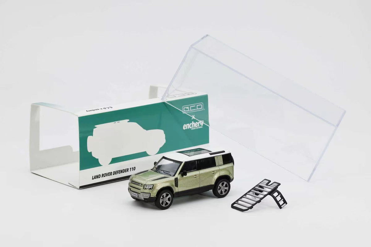 GCD x ENCHERY 1:64 Land Rover Defender 110 LDH 2021 (2 Colours) GE-002-5/GE-002-7