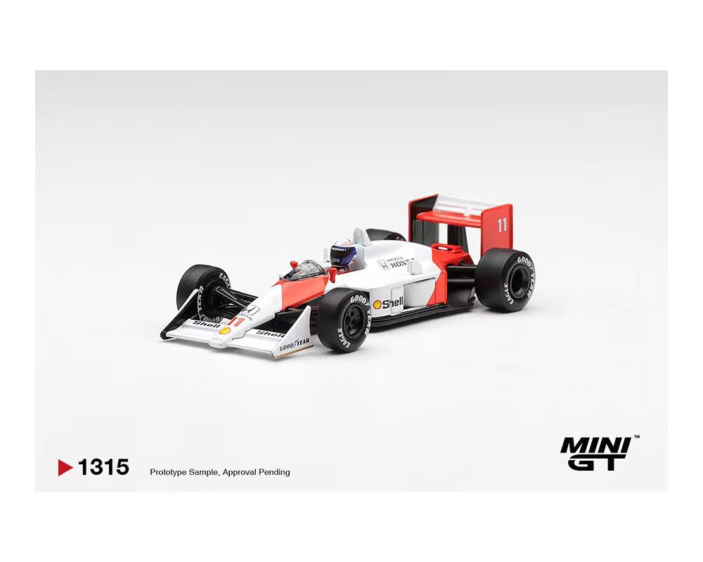 [Preorder] MINI GT 1:64 McLaren MP4/4 #11 Alain Prost 1988 Canadian Grand Prix 2nd Place MGT01315-BL