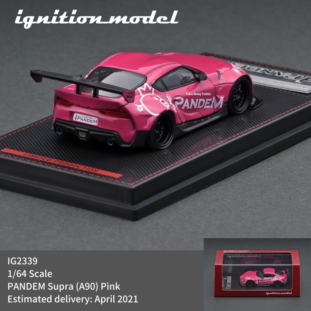 Ignition Model 1:64 PANDEM Toyota Supra A90 Pink IG2339