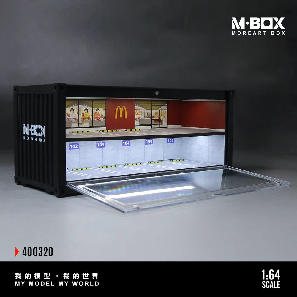 MBOX 1:64 CONTAINER MODEL STORAGE SCENE (2 Versions) MB400319/MB400320