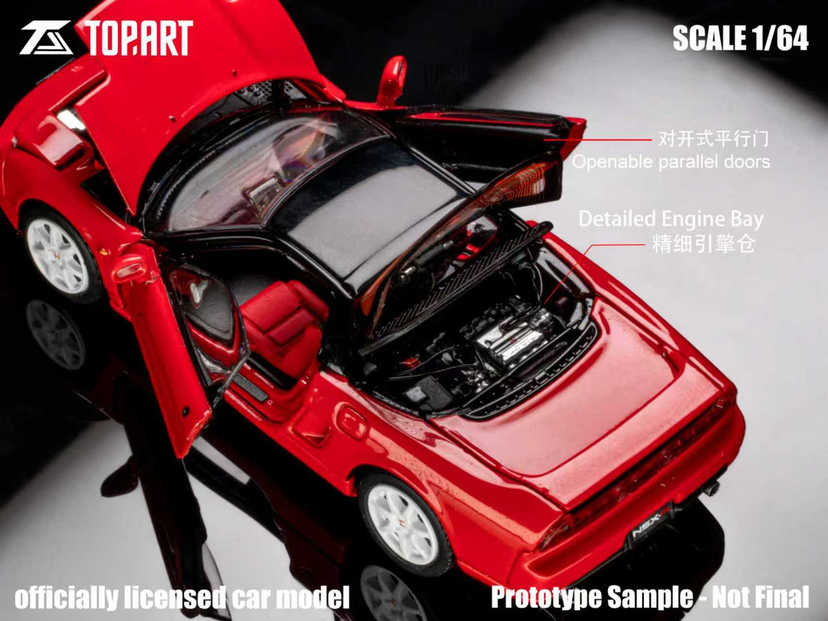 [Preorder] TOPART 1:64 Honda NSX-R (NA1) 1992-95 Fully Open Standard Red TAO640009