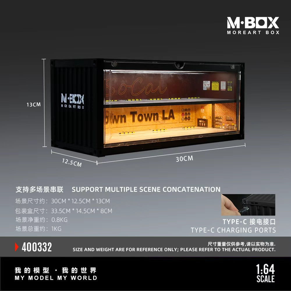 [Preorder] MBOX 1:64 Container Model Storage Scene (2 Variants) MB400331/MB400332